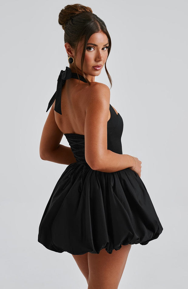 Maricia Mini Dress - Black