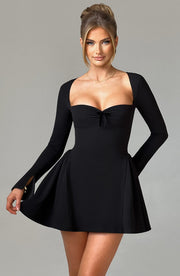 Megan Mini Dress - Black