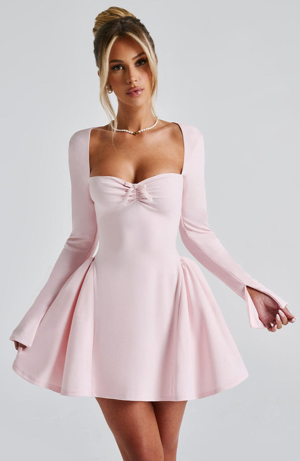 Megan Mini Dress - Blush