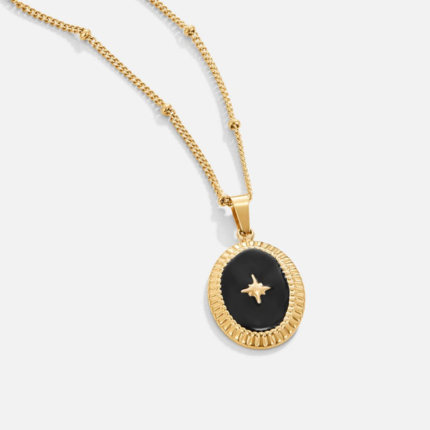 Midnight Star Onyx Necklace