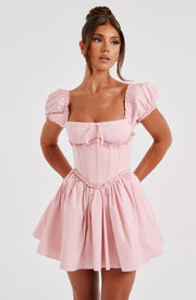 Penelope Mini Dress - Blush