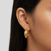 Talia Gold Hoop Earrings