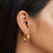 Talia Gold Hoop Earrings