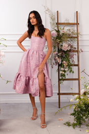 The Virginia Dress in Orchid Haze Windsor