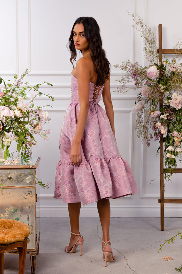 The Virginia Dress in Orchid Haze Windsor