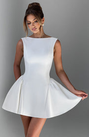 Yalina Mini Dress - Ivory