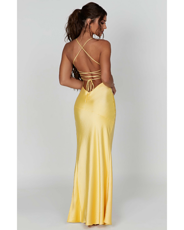 Sexy Back Tie Slim fashion Dress