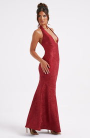 Josephine Maxi Dress - Red