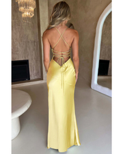 Sexy Back Tie Slim fashion Dress